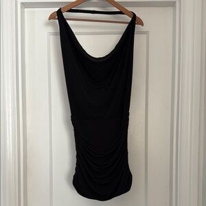 Guess Marciano Black Draped Dress Size XS